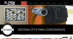 Desktop Screenshot of eltronsolutions.com.br