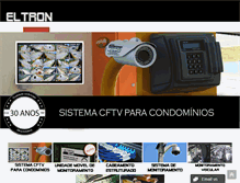 Tablet Screenshot of eltronsolutions.com.br
